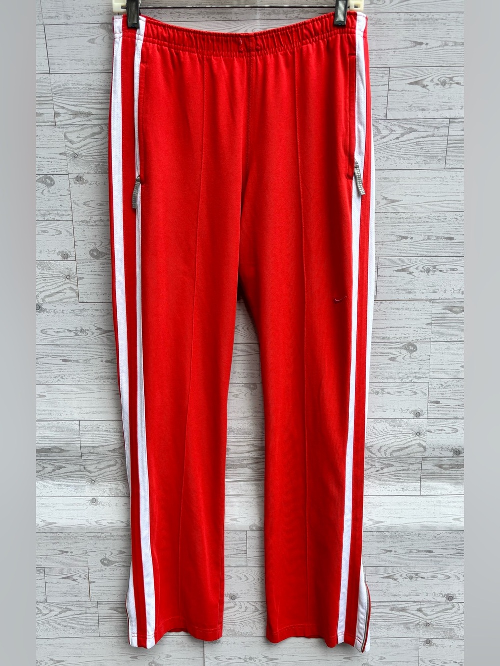 Nike joggers Loose Fit Sweatpants Red track pants Vintage y2k